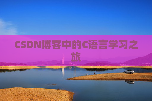 CSDN博客中的C语言学习之旅
